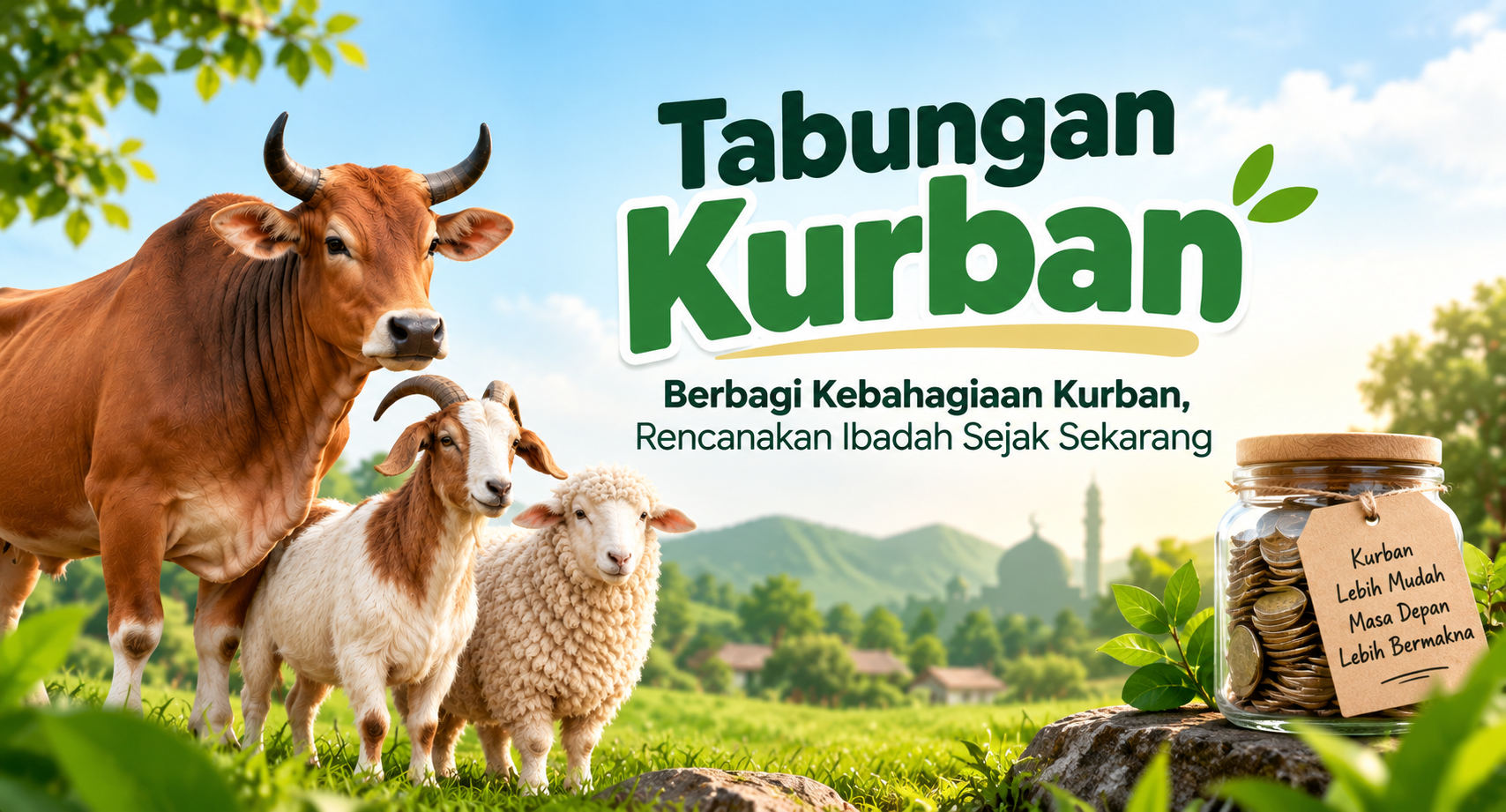 Berbagi Kebahagiaan Kurban, Rencanakan Ibadah Sejak Sekarang
