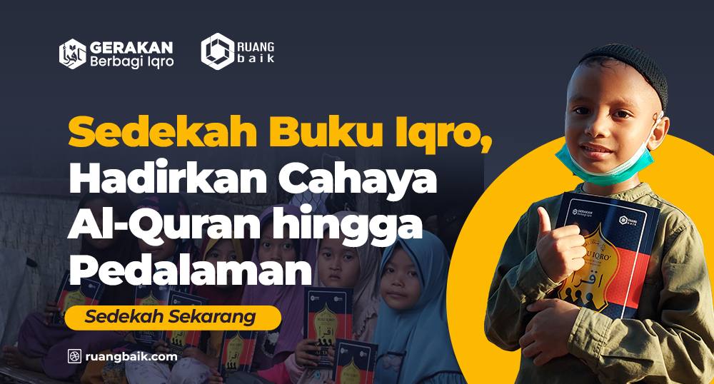 Berbagi Buku Iqro, Bantu Hapus Buta Huruf Al-Quran di Pedalaman